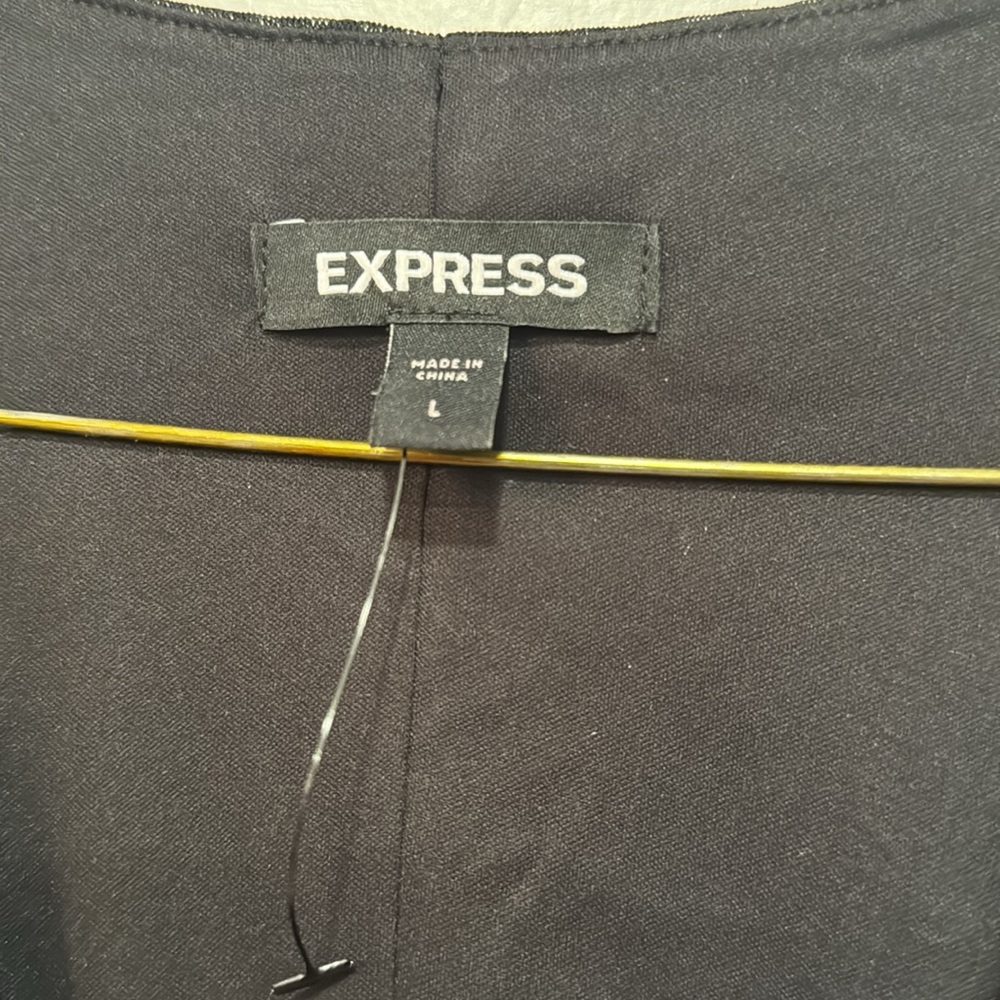 Express Sequin Long Sleeve V-Neck Shift Dress Size Large Sold Out - Picture 5 of 5